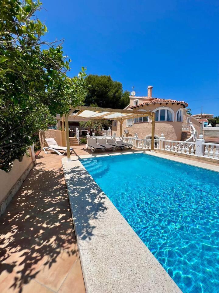 Relaxdiversion En Villa Piscina Bbq Y Cocina Ext Calp Extérieur photo